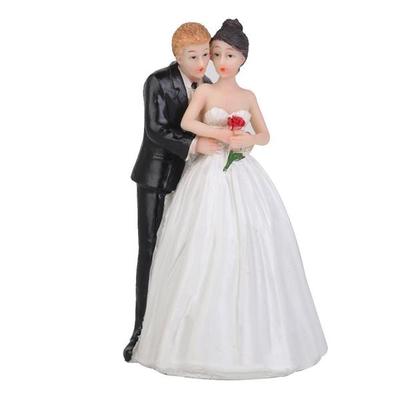 ROMANTIC BRIDE AND GROOM COUPLE WEDDING CAKE TOPPERS DECORATIONS RESIN FIGURES