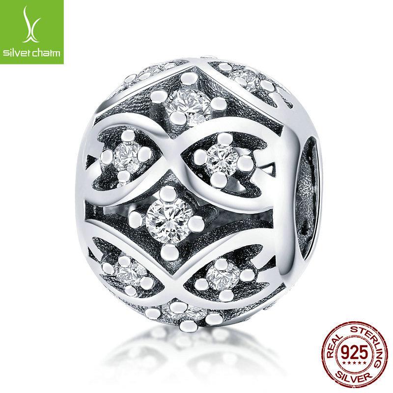 Handmade Diy Bracelet Beads Loose Beads, Accessories S925 Silver Hollow Beads Collection Picture