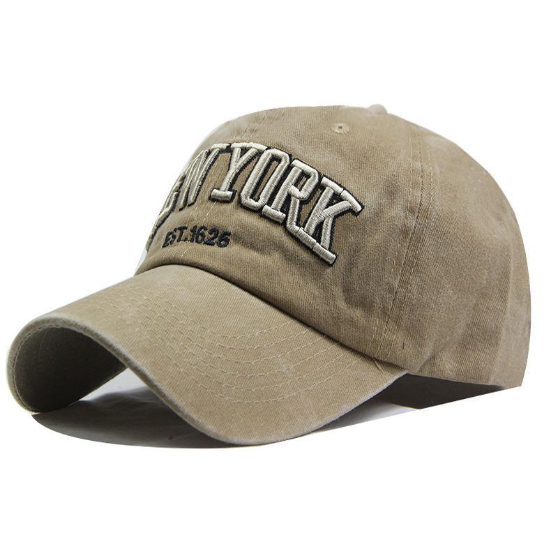 Nová bavlněná kšiltovka NEW YORK vyšívaná baseballová kšiltovka kšiltovka sluneční klobouk vyšívaný baseballový kšilt