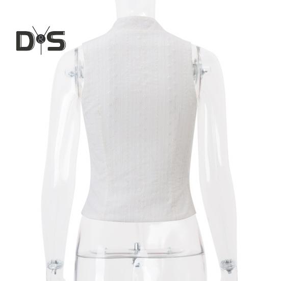 Kadın Yelek Üstler Düz Renk Retro Tasarım Dik Yaka Kolsuz Atletler Yaz Tatili Parti Kulübü Günlük Giyim