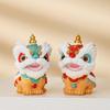 High-Grade Chinese Style Resin Tea Pet Waking Lion Ornament for Tea Table Decoration