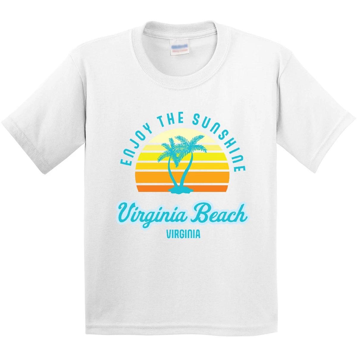 Inktastic Summer Enjoy The Sunshine Virginia Beach Virginia In Youth T-Shirt Tee 100