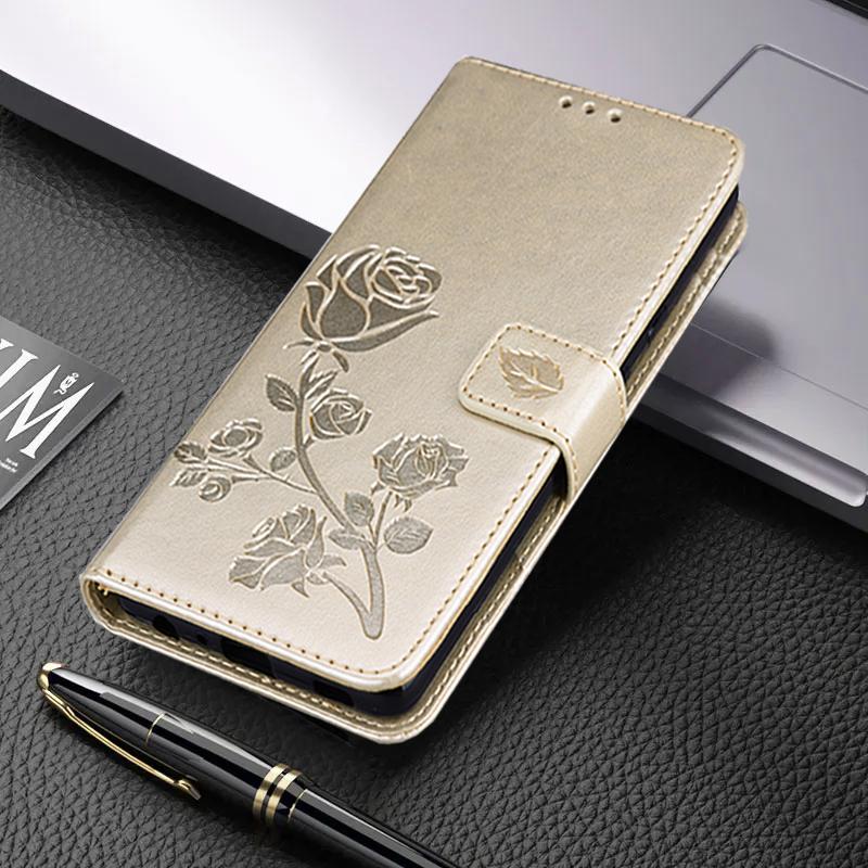 

Чохол для телефону для Xiaomi Redmi Note 12 Pro 5G 12C 11A Luxury Rose Flower Leather Wallet Flip Book Cover For Xiaomi Poco X5 Pro 5G Shockproof Cases For Xiaomi Poco X5 5G золотий