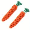 Chew Toys for Small Dogs Cleaning Teeth Dog Toys Bite Resistant Pet Dog Puppy Carrot Cotton Rope Pet Playing Toy Accessories