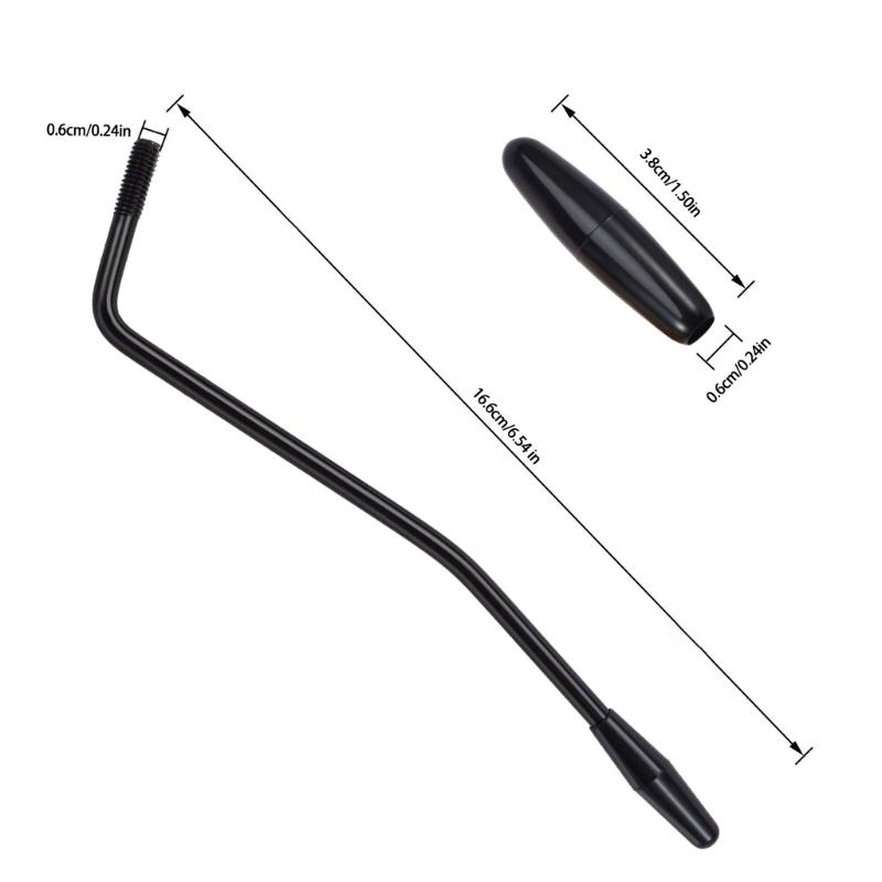 Tremolo Stick Replacement with Tip Hat for Guitar Guitar Thread Tremolo Arm Vibratos Arm Guitar Tremolo Arm Whammy Rod