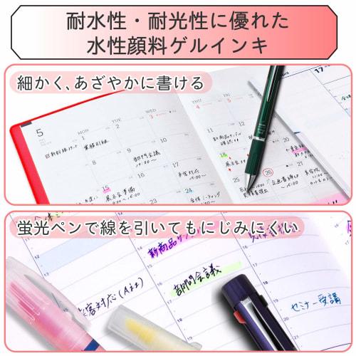 Sakura Crepas Multifunctional Pen Ball Sign 4+1 Metallic Red GB4M1004P#519