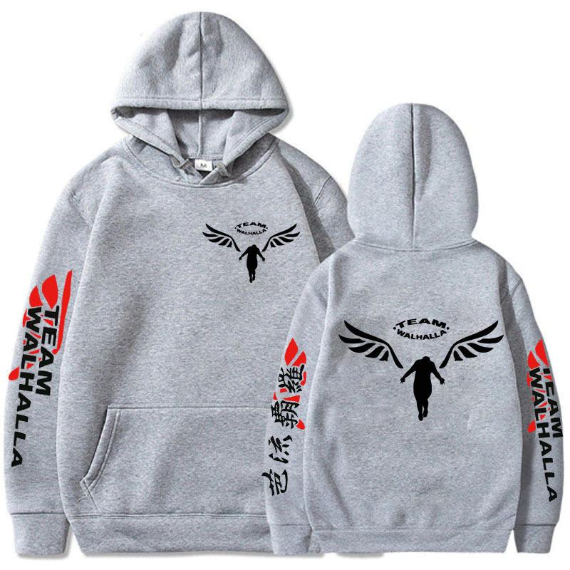 Tokyo Revengers Barlow BarrowAnime Plüsch-Hoodie Grenzüberschreitendes Sweatshirt Anime-Hoodie Harajuku-Hoodie Herren Vintage Streetwear Y2K