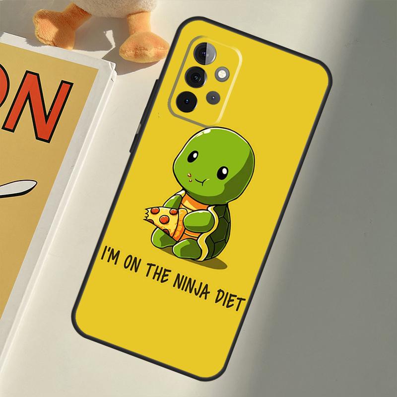 Cartoon Turtle For Samsung Galaxy A22 A52 A32 A54 A14 A16 A26 A36 A56 A55 A35 A05 A06 A15 A53 A33 A13 Case