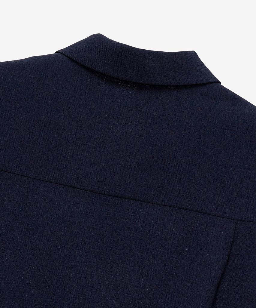 MINDBRIDGE Linen-Like Pullover Semi-Overfit Short Sleeve Shirt