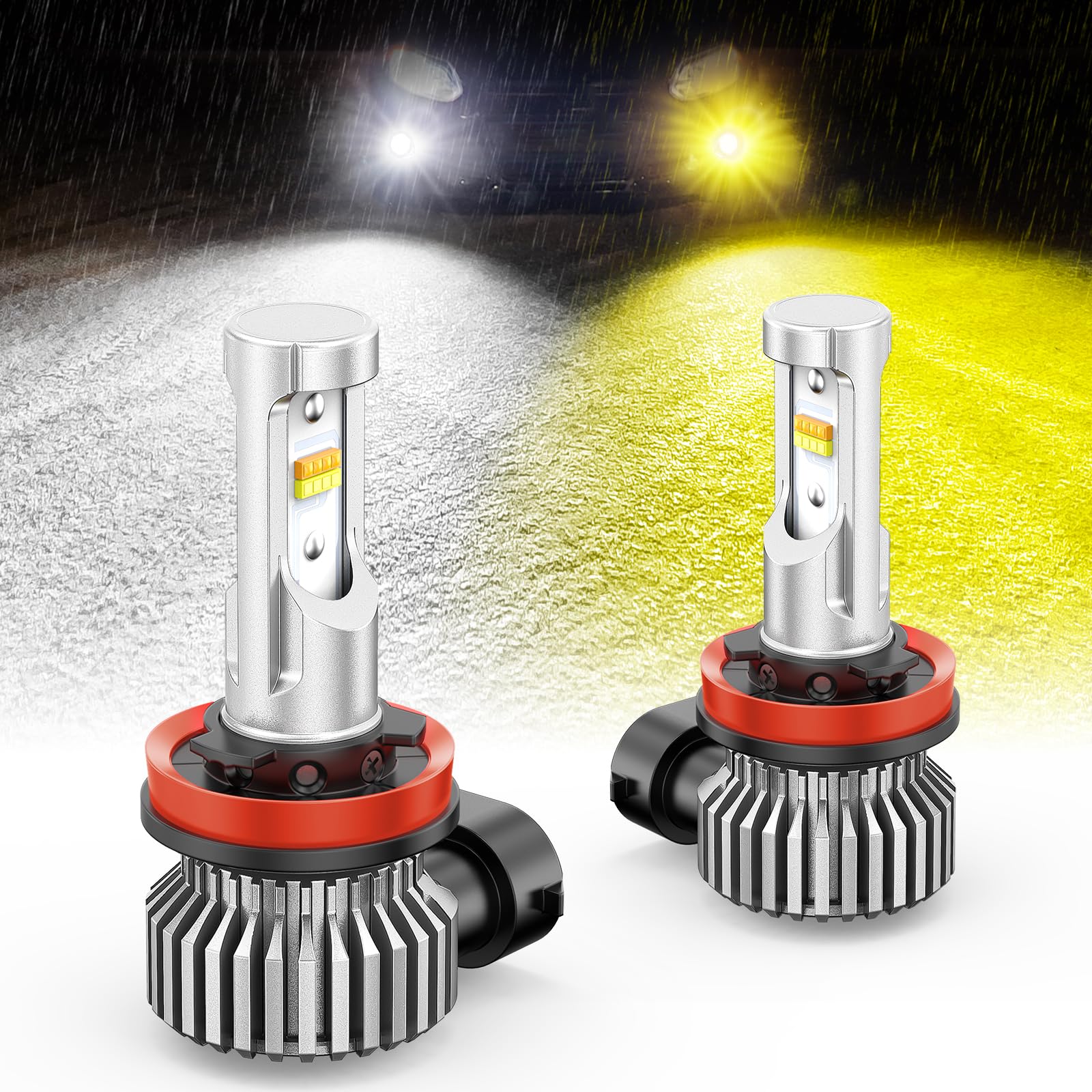 

SEALIGHT Fog Lamp, H11, H8, H16 LED, 2024 Super Explosive Light, 15,000 LM, Horizontal H11 horizontal серебряный