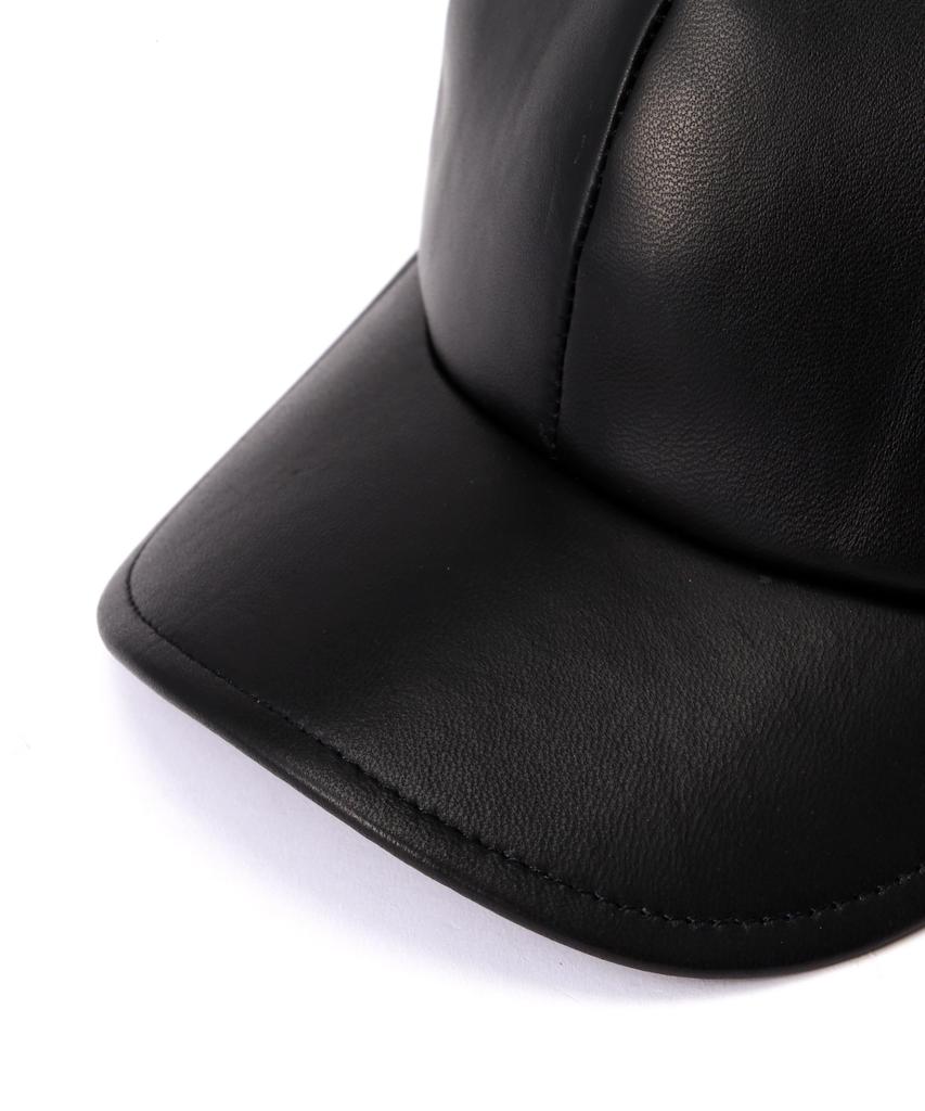 LEATHER CAP F 010 Black [Schott] B.B Men's 782-5974008