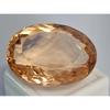 79-81 Ct Lab Created Imperial Topaz Oval Cut Stunning Certified Loose Gemstone