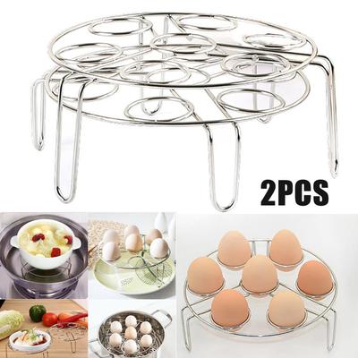 2Pcs Küche Dampfer Rack Instant Topf Ei Gemüse Herd Halter Heizung