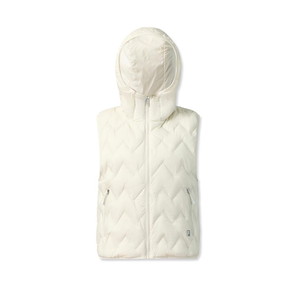 Fila Серия Фитнес Модный Удобный Теплый Повседневный Пуховый Жилет Женский жилет Белый A11W541913FIV XXL