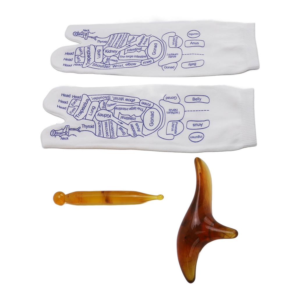 Foot Point Massage Socks Comfortable Skin Friendly Convenient Portable Acupuncture Point Sock for