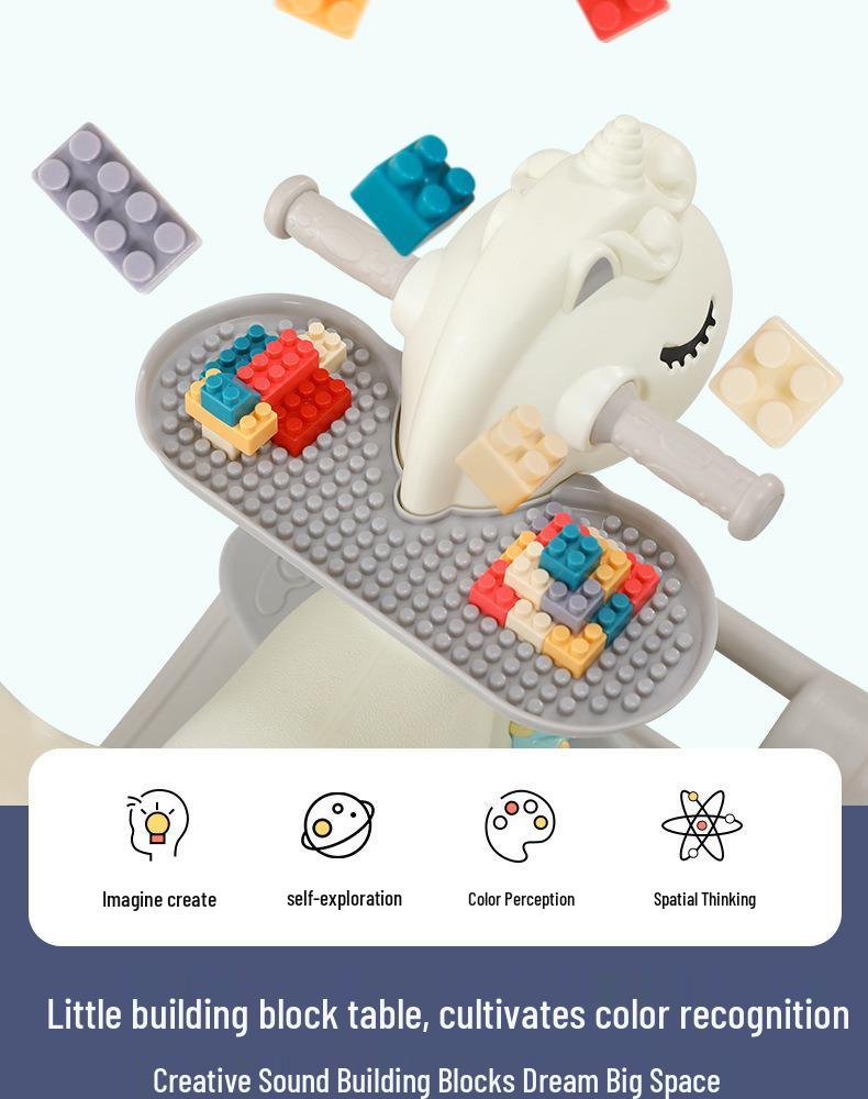 Children’s Wooden 2-in-1 Rocking Horse & Stroller - Ideal Birthday Gift for One-Year-Olds