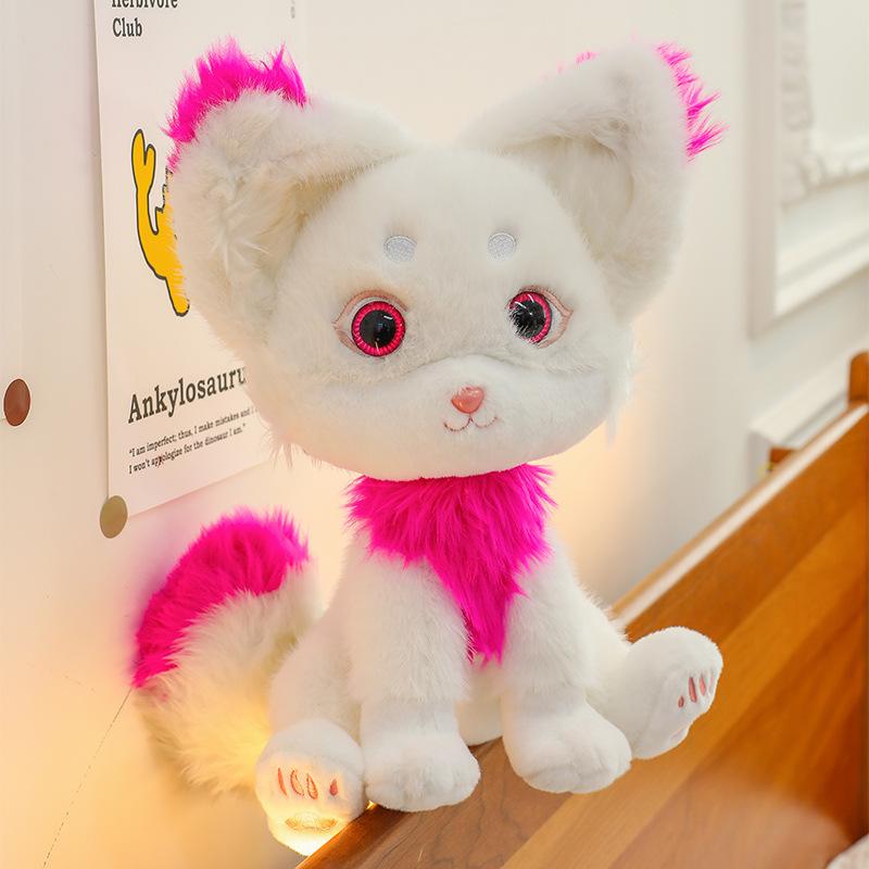 

Снежный лис эльф Снежный лис кукла кукла спящая подушка плюшевая игрушка кукла подарок на День защиты детей 35Cm (0.3Kg)