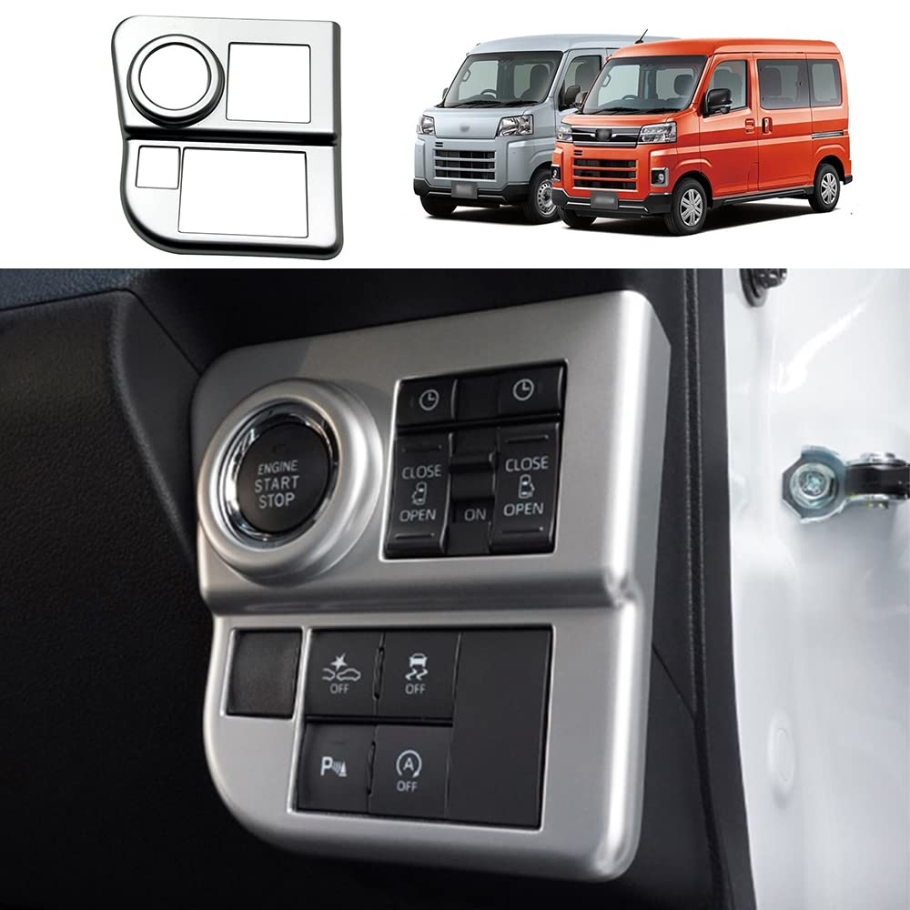 

YOFAMO Совместимо с Daihatsu New Atrai/Hijet Cargo S700V/S710V Накладка на переключатель консоли, Панель консоли, Внутренняя панель, Дизайн, специфичный для автомобиля,