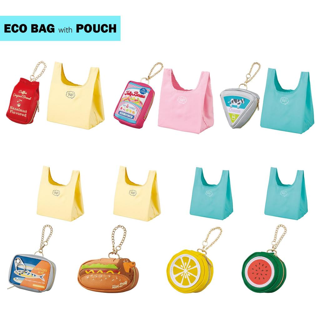 Marushin Eco Bag Lemon Eco Food Funny with H33 X W25 X 0585007500 "yup!" Pouch, D20cm,