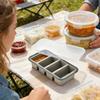 Silicone Freezer Molds With Lids Easy Release Food Storage Container For Soup Sauce, BPAfree Portion Control Tray For Meal Prep