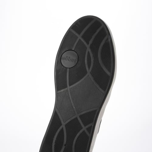 Mobus Men's Leather Sneakers, Genuine Leather, Sports, Casual, Walking Shoes with Built-in Functional Insole, Current Model VICTOR (Black, Size 25.5 c