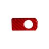 For 2008-12 Honda Accord Red Carbon Fiber Interior Glove Box Handle Cover Trim