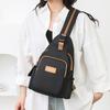 Large Capacity Backpack Water-Repellent Nylon Bag Multi-Functional Chest Bag Women's Travel Shoulder Bag