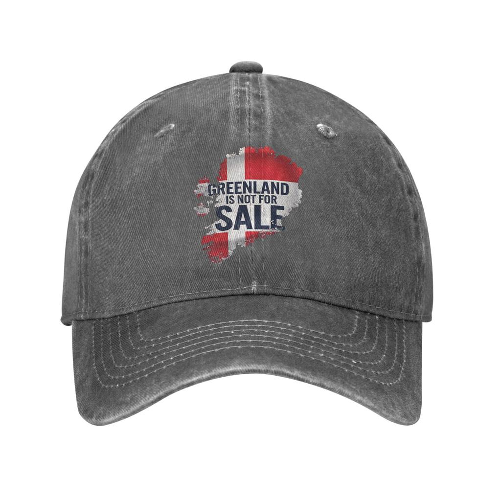 Greenland Is Not For Sale  Casual Baseball Cap  Outdoor Sport Hip Hop Hats Spring Sunscreen Unisex Women Fitted Retro Baseball Caps