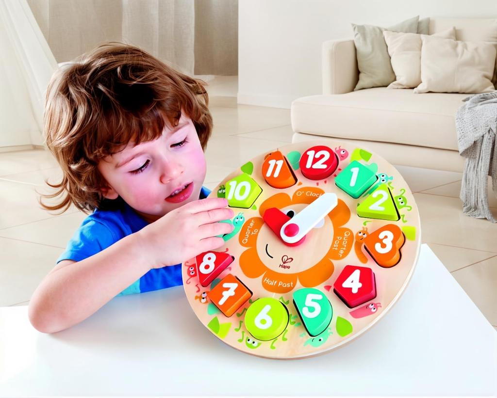 Hape Clock Puzzle E1622A