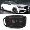 Flip 4 Button Remote Key Fob Case Shell Cover Fit For Hyundai Santa Fe (ix45) 2013 2014