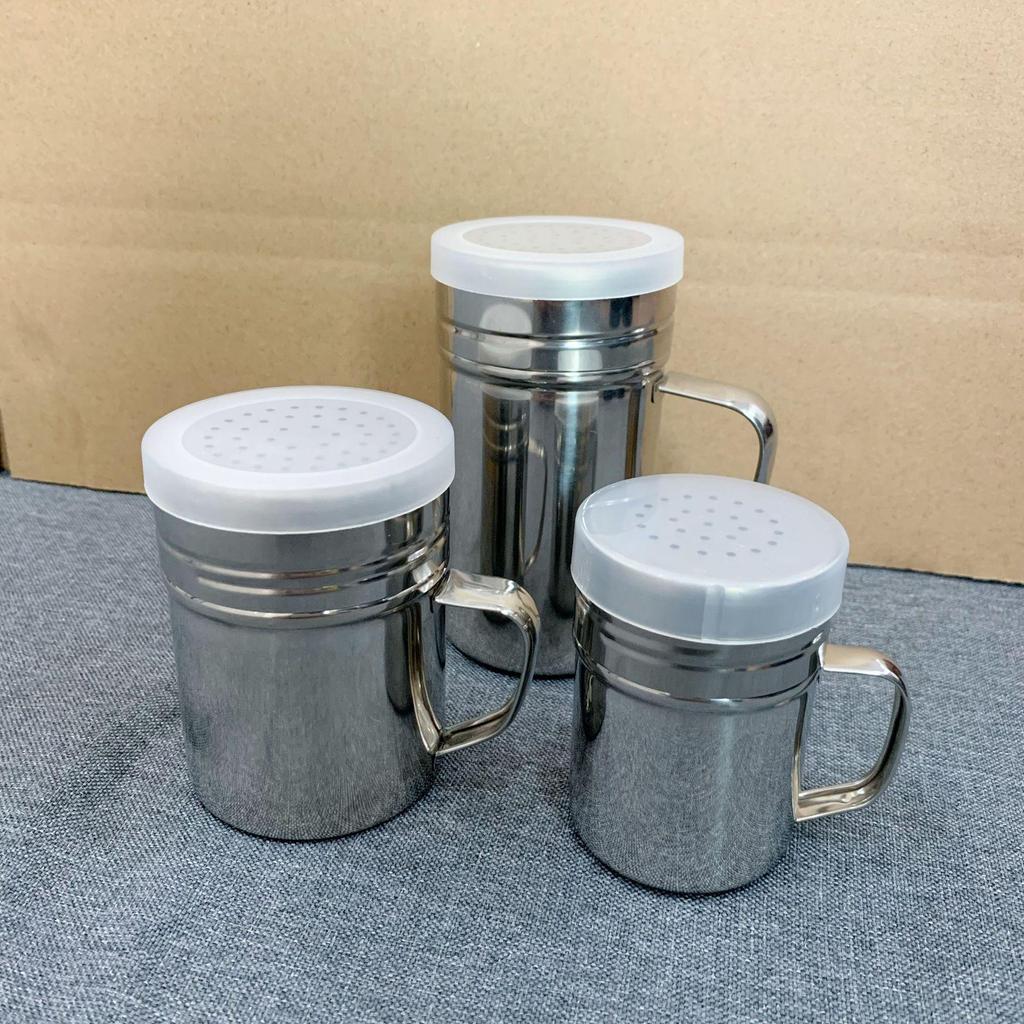 304 Stainless Steel Double-Layer Insulated European Coffee Cup Set - 3-Piece