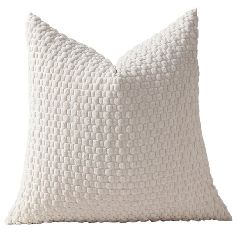 Corduroy Bubble Pillow Cushion For Home Office Sofa Bed Soft Comfortable Support Neck Back Rest