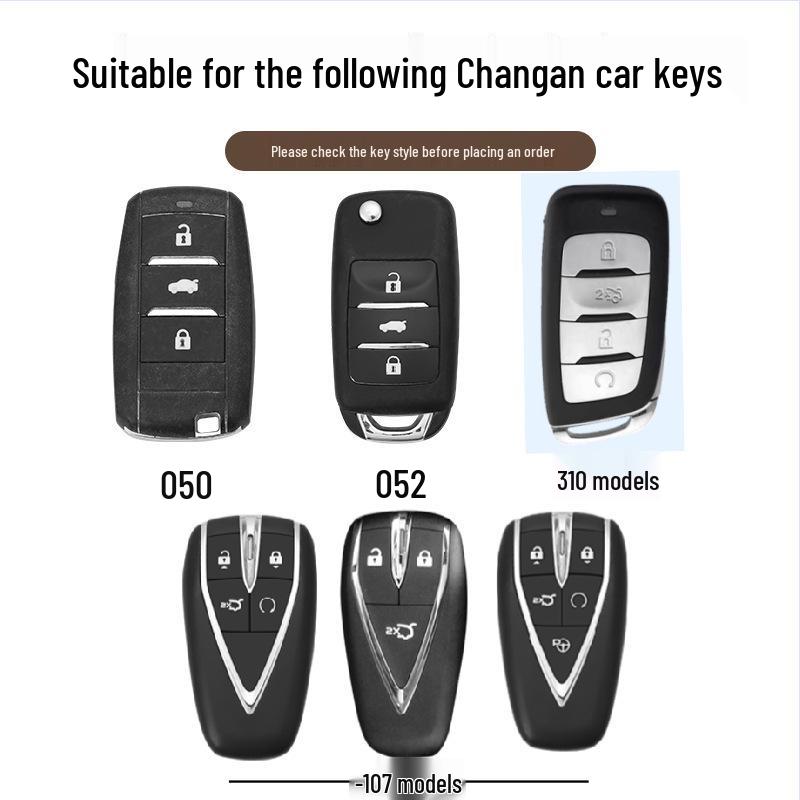 Changan CS85 Coupe Key Case for Older Models: CS35 Plus & CS95 - Unisex Full-Cover Shell with Buckle