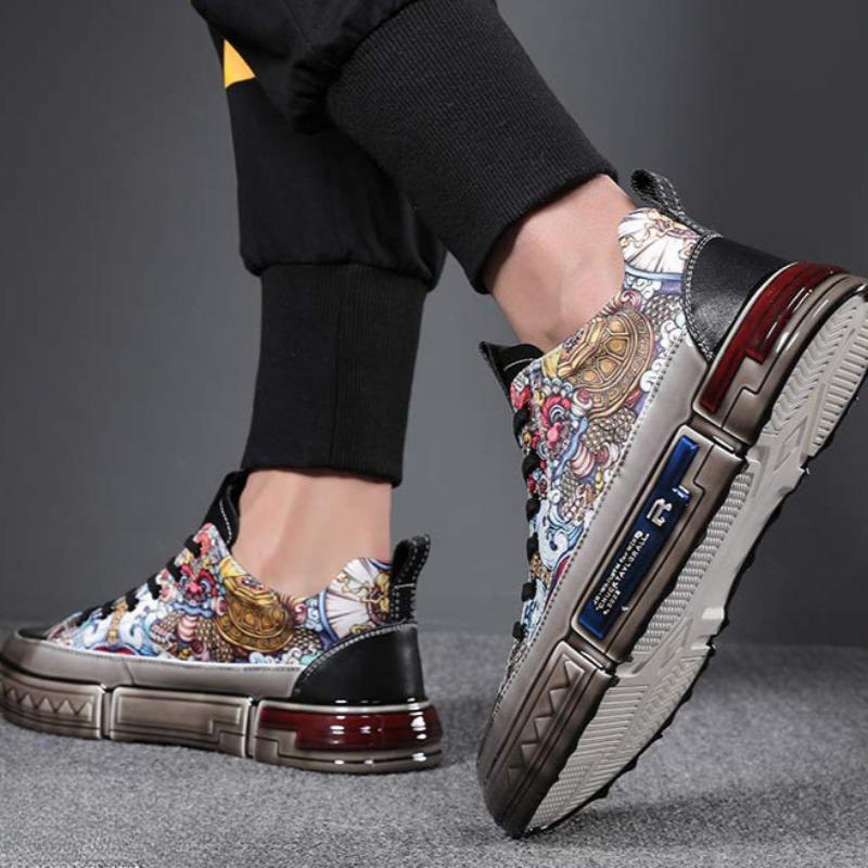 Fashion Men's Casual Shoes Spring Low-top Casual Sneakers All-match Men's Shoes