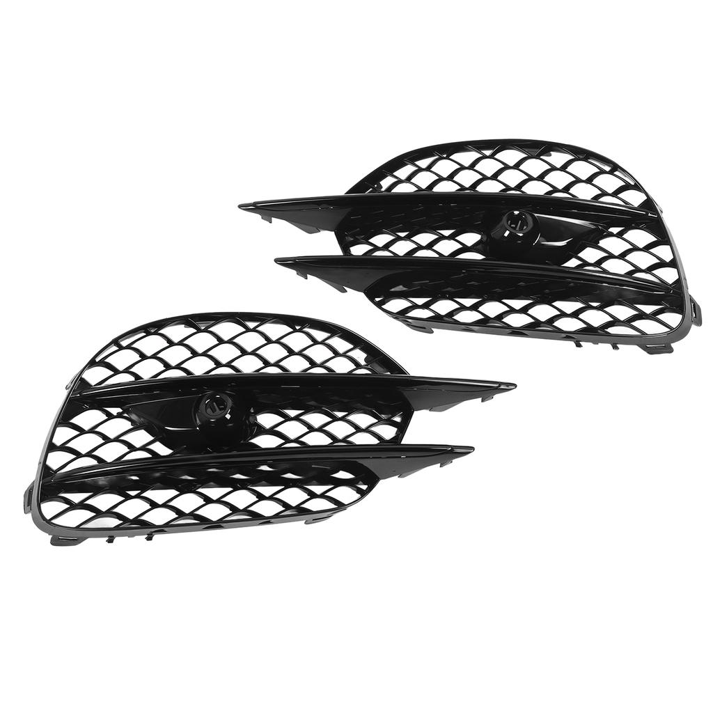 Grille antibrouillard de pare-chocs avant noir brillant avec moulure décorative pour Classe S W222 Berline Ligne AMG 2018 à 2020