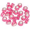 20pcs 11x8mm Resin Beads Candy Color Cylindrical Big Hole Loose Spacer Bead for Jewelry Making DIY Bracelet Necklace Accessories