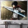 Attack On Titan Anime Tapestry Vertical Cartoon Wall Hanging Art Tapestry For Dorm Bedroom Living Room Home Decoration
