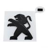 OQUP8 ABS 3D Löwenemblem Fronthaube Heckklappe Abzeichen für Peugeot 2008 3008 2021 2022 2023 Autoaufkleber Decals Styling Zubehör