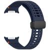 Silikon Uhrenarmband Ersatz Magnetische Faltbare Schnalle Armband Atmungsaktives Armband für Samsung Galaxy Watch 8/8 Classic