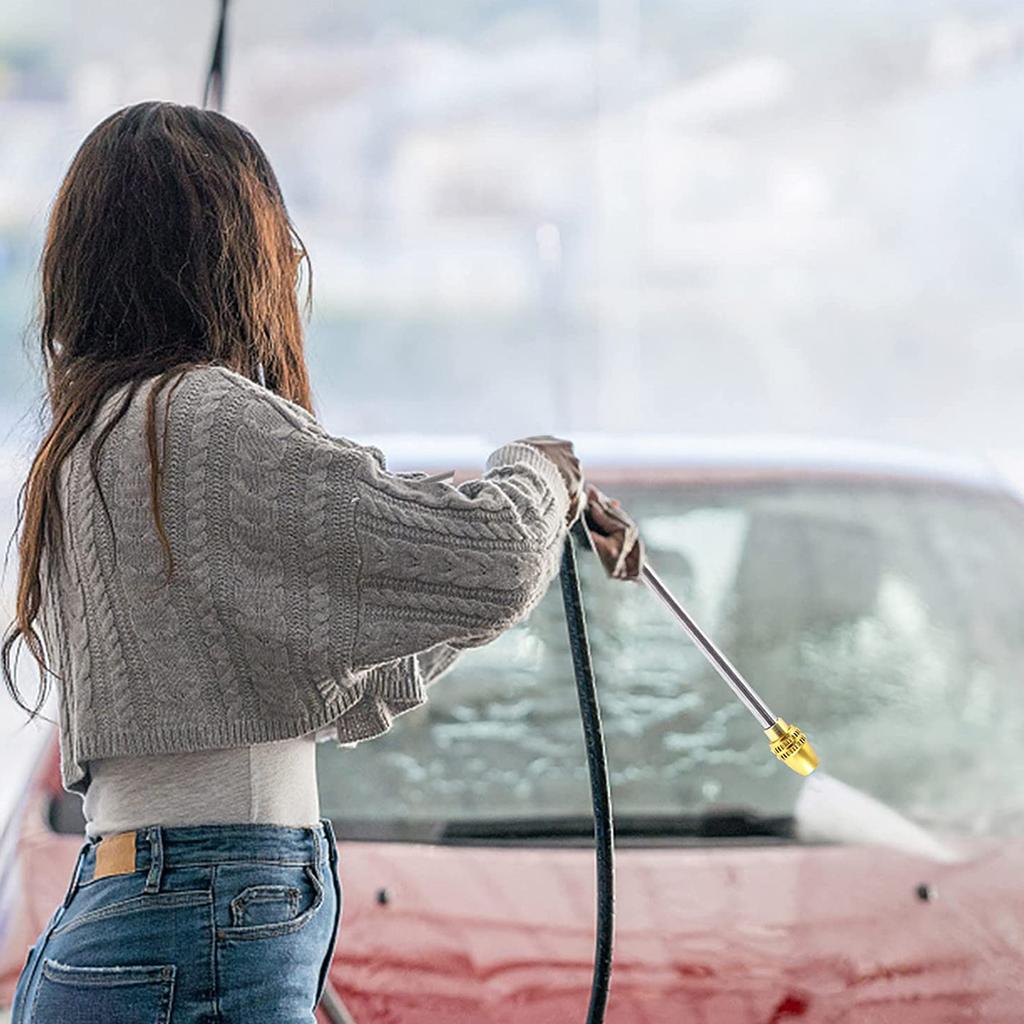 1 Stück Autowasch-Sprinkler Hochdruck-Sprinkler Gartenbewässerung und Bürsten Autowaschwerkzeuge Düsen