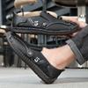 Handmade Casual Shoes for Men Loafers Leather Man Moccasins Plus Size Outdoor Platform Mens Driving Shoe Slip On Flats Sneakers