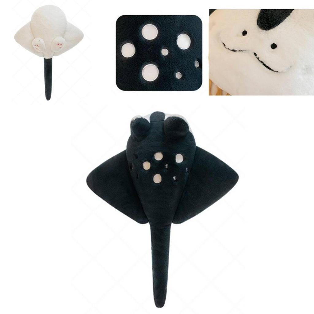 Adorable 75cm Cartoon Devil Fish Plush Toy Soft Stuffed Animal For Girls Birthday Gifts