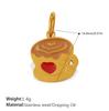 Colorful Enamel Beverage Pendant - Sweet Girl Fashion Jewelry