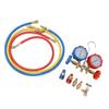 Air Conditioning Pressure Gauge R410 22 134A 3 Way AC Diagnostic Manifold Gauge Tube Set for Freon