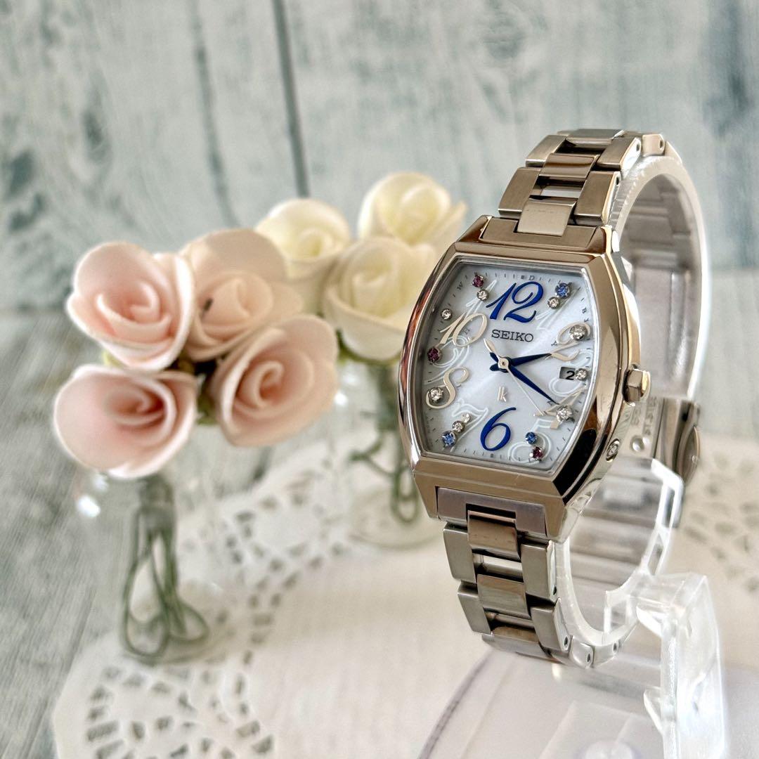 

[USED] Limited Edition SEIKO Lucia 1B22-0BC0 Radio-Controlled Solar Watch, Tonneau Shape