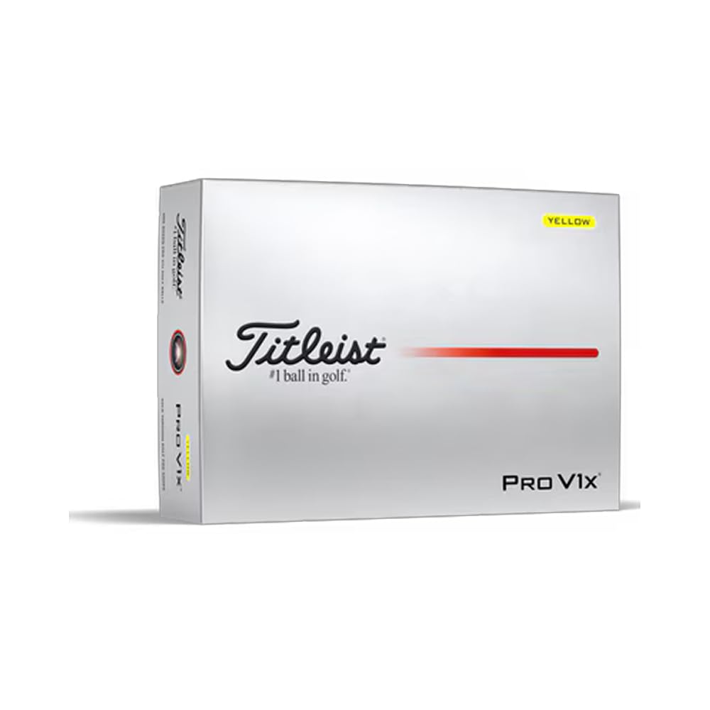 2025 Titleist Pro V1x Yellow (1 dozen, 12 balls)