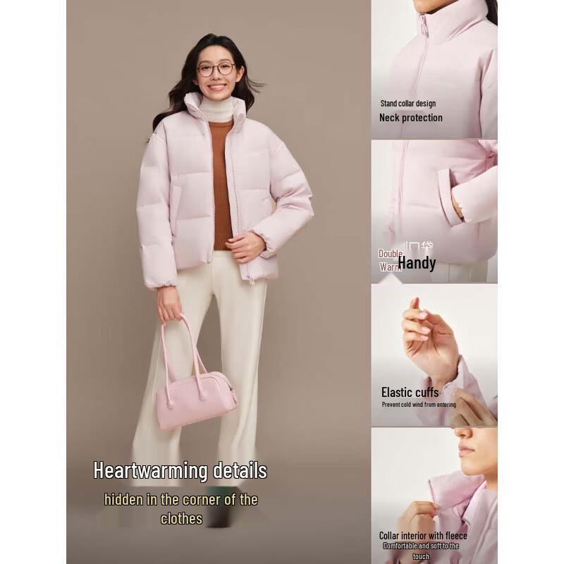 BOSIDENG B250245288 Stylish Stand-Collar Down Jacket