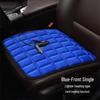 Plaid Heated Car Seat Cushion for All Seasons - Single Seat Interior Accessory.