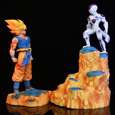 Anime figurka Son Goku VS Frieza Akční figurka PVC Socha Model panenka Sběratelská dekorace na stůl Dětské hračky Dárky