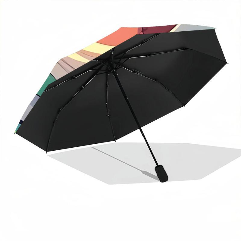 1pc Froggy Laughter Automatic Open/Close Umbrella, Portable Folding Umbrella for Travel, Themed Events008